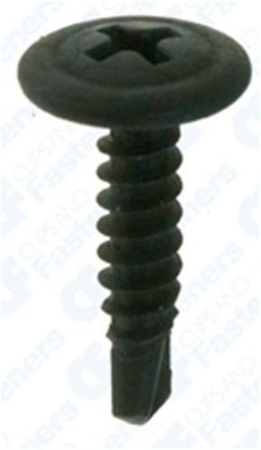 50 #8 X 3/4 Phillips Washer Head Teks Tap Screws Phos - Picture 1 of 3