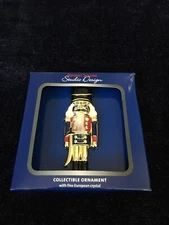 REGENT SQUARE STUDIO DESIGN NUTCRACKER ENAMEL CHRISTMAS HOLIDAY ORNAMENT