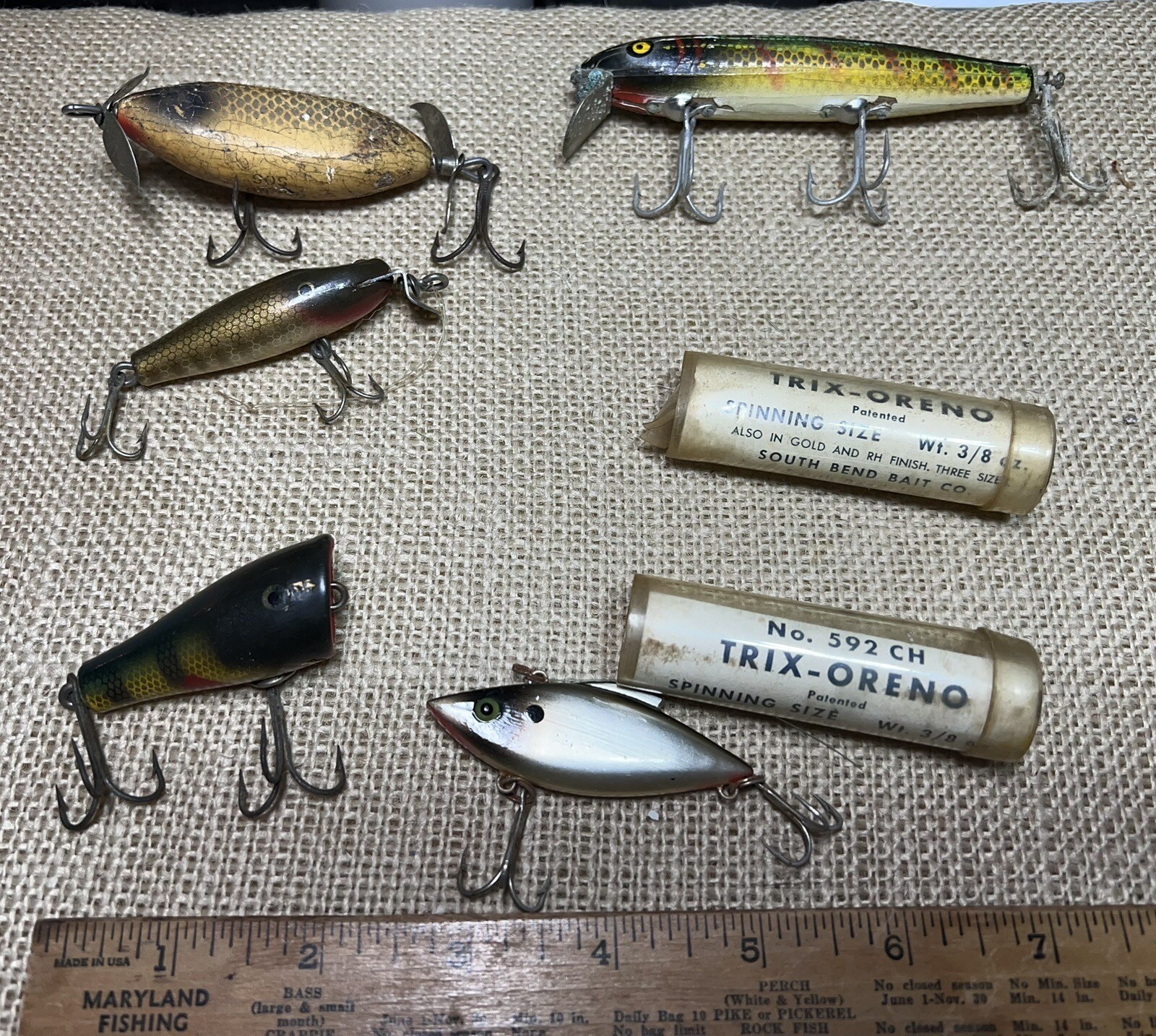 Lot Of Vintage Fishing Lures eBay
