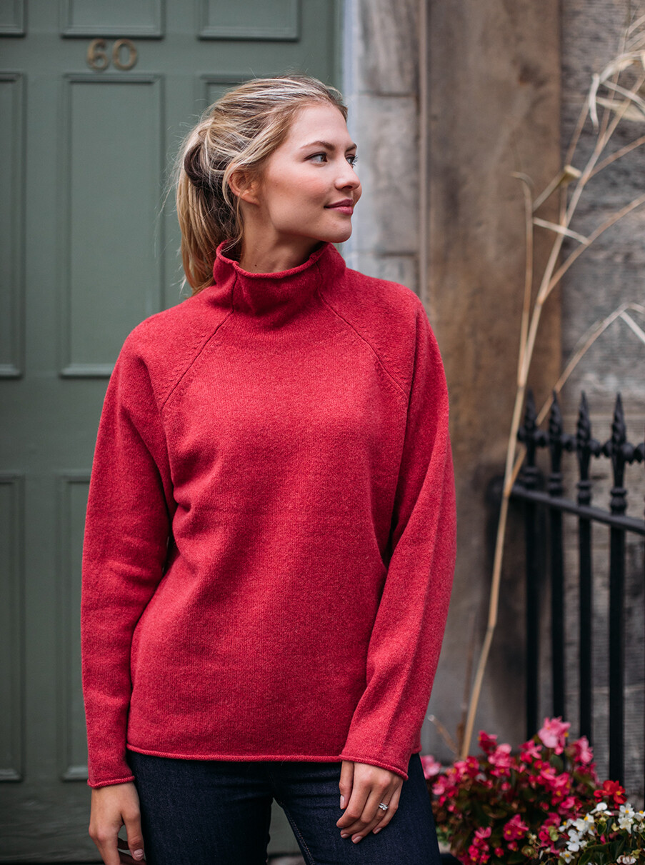 BNWT Eribe Corry Raglan Sweater 100 Merino Lambswool Ethical Various