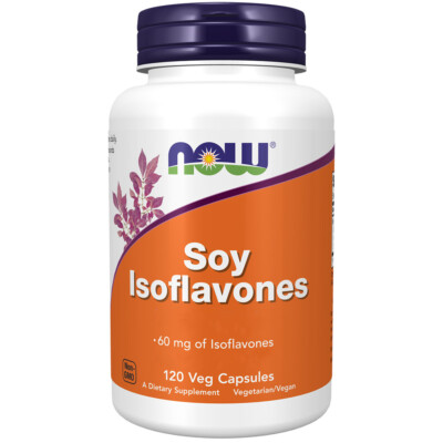 Now Foods, Soy Isoflavones, 60mg, 120 Veg. Kapseln - Blitzversand