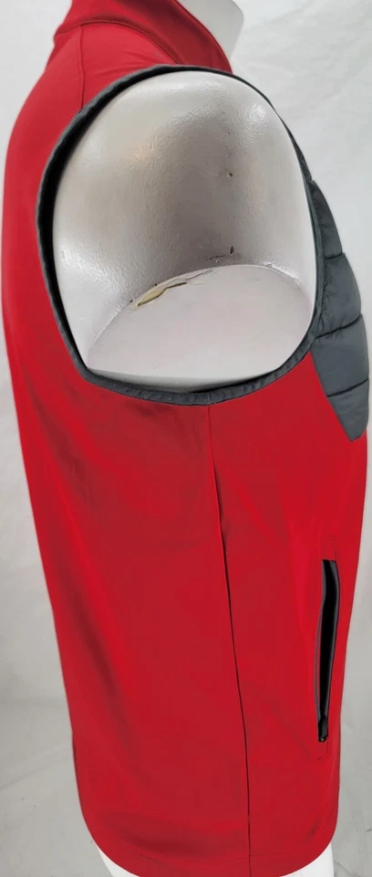 NEW Columbia Omni-Wick In The Element Red Full Zip Golf Vest Jacket Men's M - Image 4 of 4