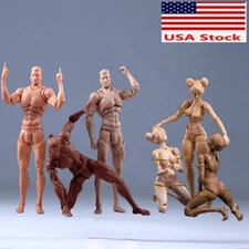 US Romankey X Cowl 1/12 Super Flexible Body Model Doll 6"Male Female Figure Toys