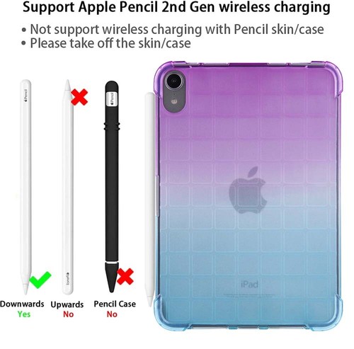 For iPad 9th 8th 7th 6th 5th Gen/Mini/Air/Pro Silicone TPU Gel Clear Case Cover - Picture 4 of 42