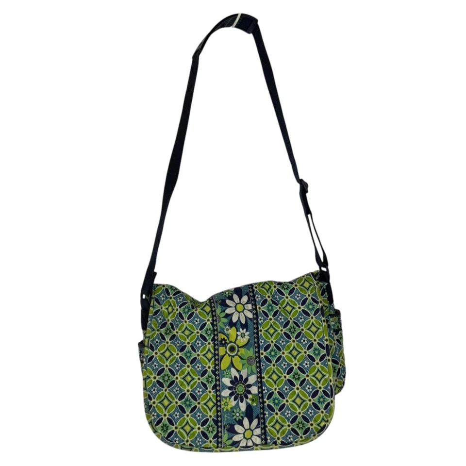 Vera Bradley Baroque Messenger Bag With Adjustable Strap & Multiple Pockets - Image 3 of 4