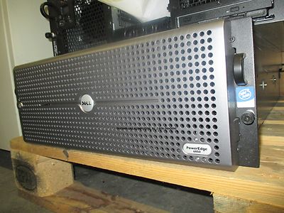 Dell Poweredge 6850 2GB - 2x Xeon 73GB HDD Raid Controller - beeps, for parts
