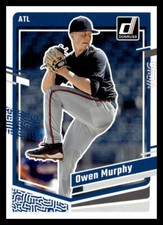 2023 Donruss #92 Owen Murphy Atlanta Braves Baseball Card