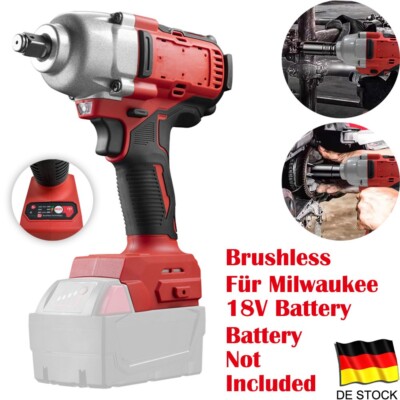 1/2'' Für Milwaukee 18V M18 Akku Schlagschrauber Bürstenlos Wiederaufladbar