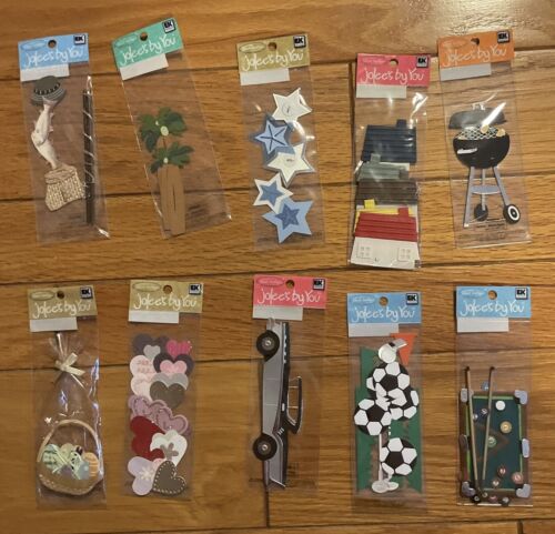 Jolee’s By You Scrapbooking Stickers Lot of 10 +EK Success NRFP