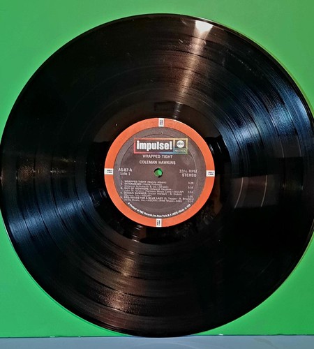 COLEMAN HAWKINS WRAPPED TIGHT JAZZ RECORD STEREO 1ST PRESS - Picture 5 of 5