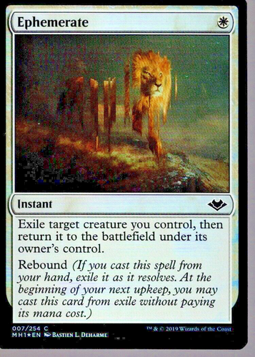 Ephemerate FOIL MTG Modern Horizons #7 NM