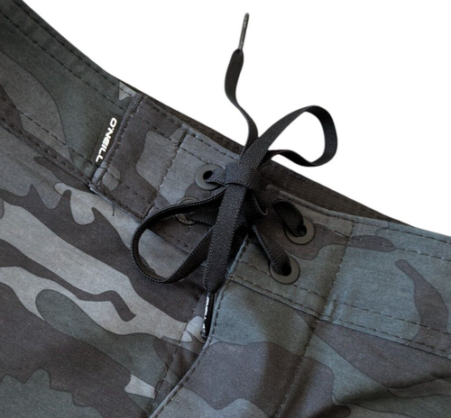 O'Neill Hyperfreak Performance Board Shorts DNA Camo Black New Size 30 Swim - Picture 6 of 6