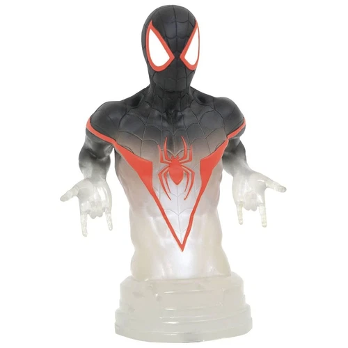 Busto de camuflaje Marvel Miles Morales Mini 2021 SDCC exclusivo de Spiderman