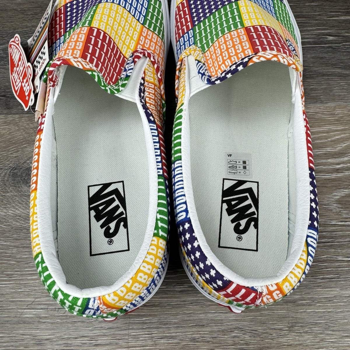 Vans Classic Slip On Pride Multicolor Rainbow Shoe Men