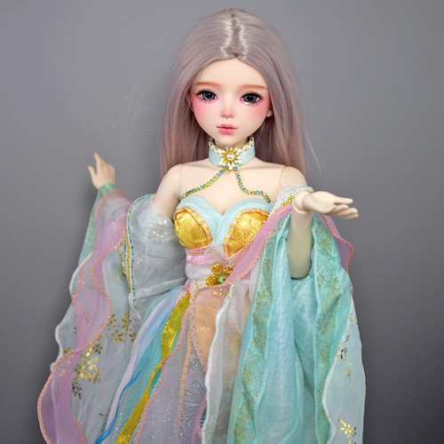Beautiful Ancient Costume 1/3 BJD Doll 56cm Girls Female Body Changeable Eyes - Picture 15 of 24