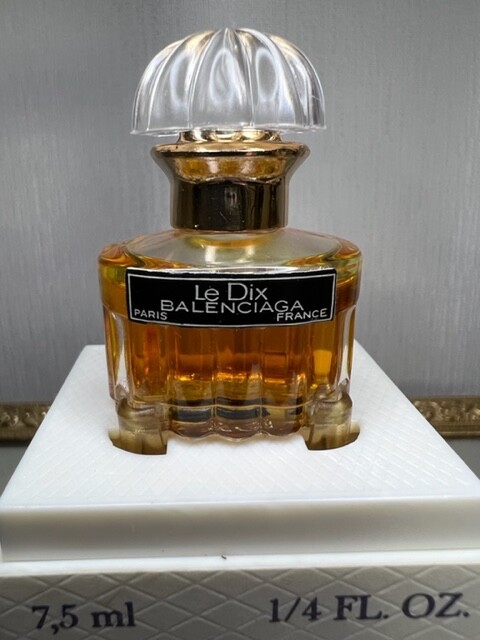 Le Dix Balenciaga pure parfum 7,5 Vintage Sealed bottle