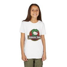 Kids Hello Kitty Jurassic Park T-Shirt  Pink Kawaii Graphic Shirt