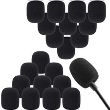 GeRRiT Mini Size Lapel Headset Mic Foam Covers Microphone Windscreen, 20 Pack