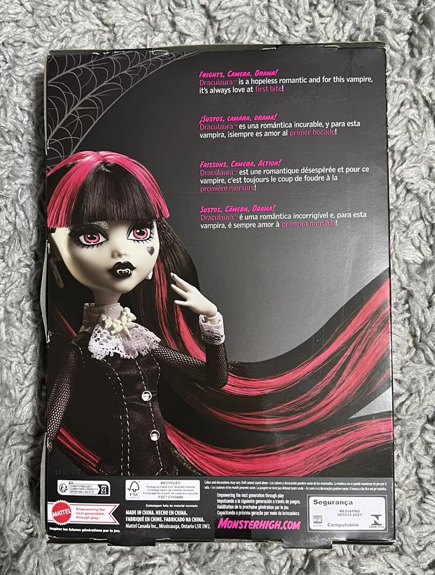 🔥Monster High Reel Drama 2022 Draculaura New Release In Hand Ready to Ship  🚚🔥