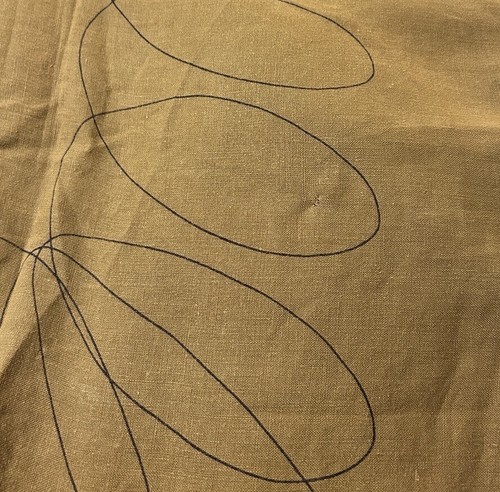Vintage Vera Neumann Tablecloth RARE - Brown Linen 46” x 50” - Picture 16 of 17