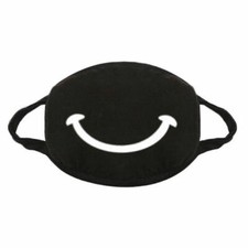 Cartoon Funny Cotton Masks Keep Warm Face Mouth Mask Respirator Black 2 pcs