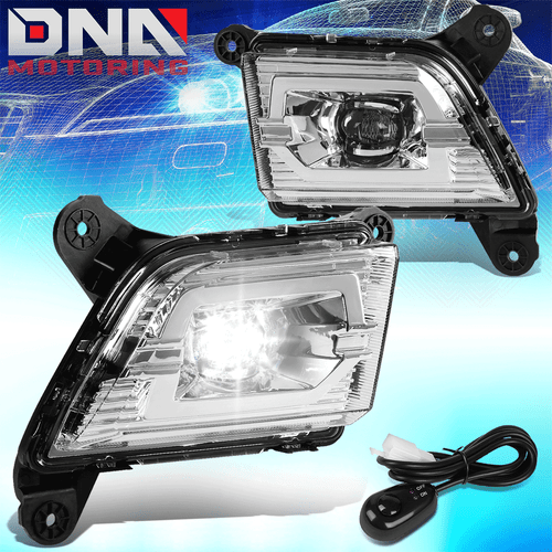 FOR 2019-2020 CHEVY SILVERADO 1500 CLEAR LENS LED PROJECTOR FOG LIGHT W/SWITCH - Bild 1 von 9
