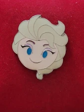 Disney Trading Pin, WDW, Emoji, Queen Elsa, Smiling, Frozen, 2017