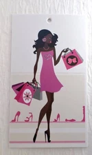 600 HANG TAGS BOUTIQUE TAGS ACCESSORY  HANGTAGS WITH 600 PLASTIC LOOPS