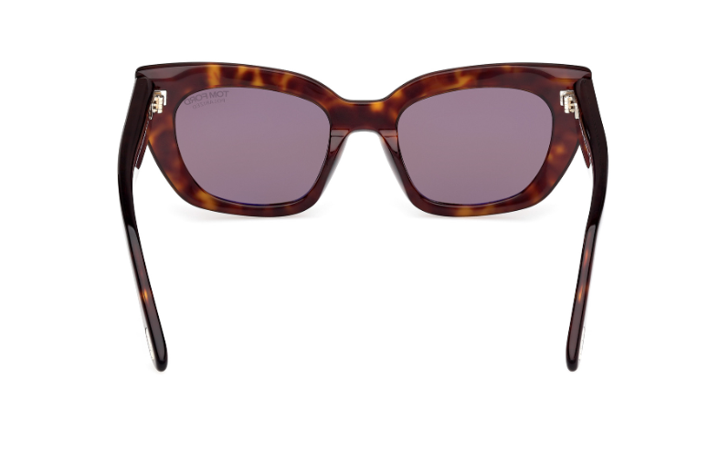 TomFord Athena FT1190 52H Dark Havana/Brown Polarized Cat  display picture 1