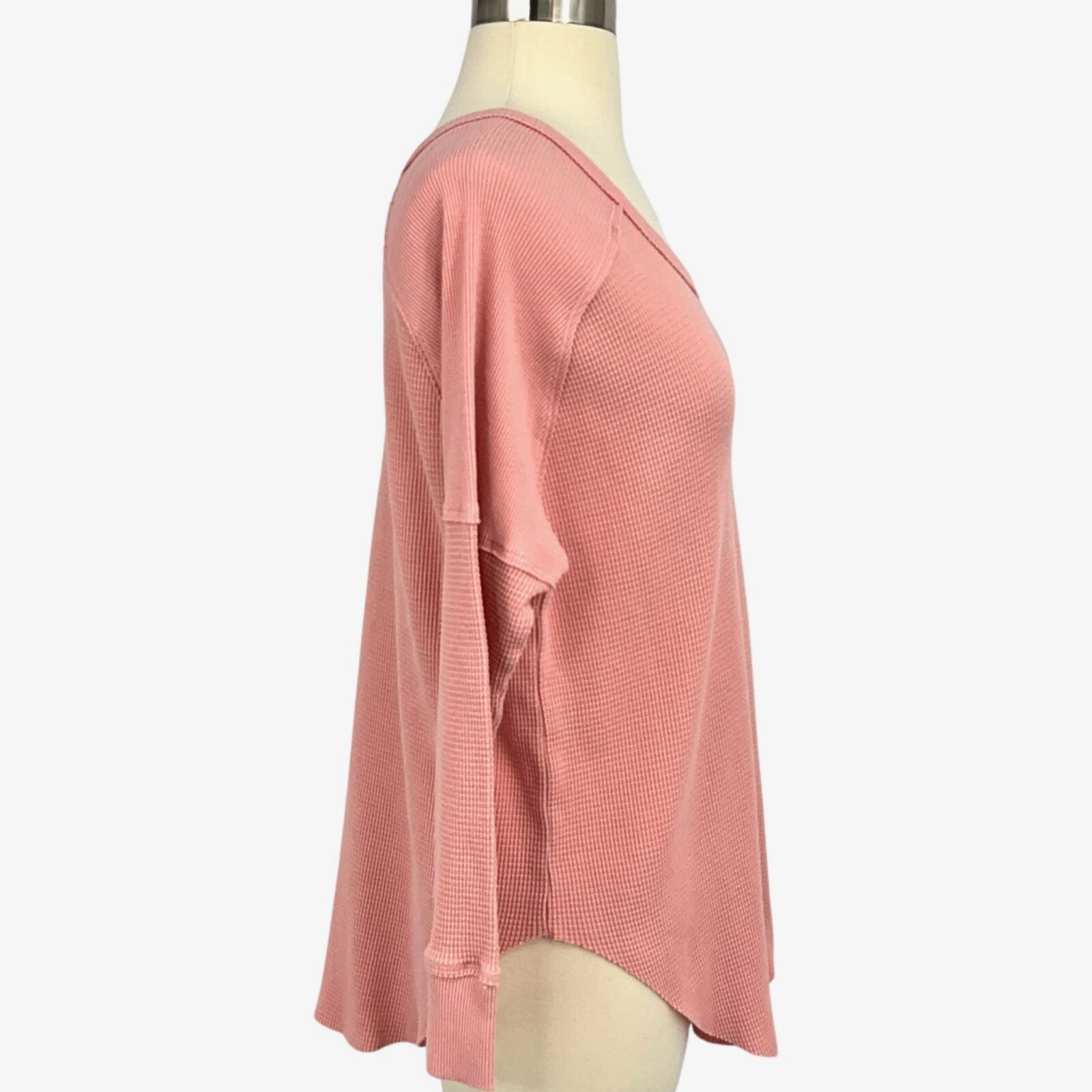 aritzia thermal long sleeve scoop neck dolman shirt