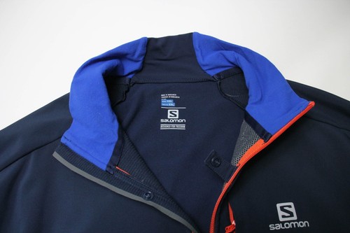 SALOMON AdvancedSkin Shield Giacca Uomo 2XL Full Zip Tasche Riflettori - Foto 4 di 11