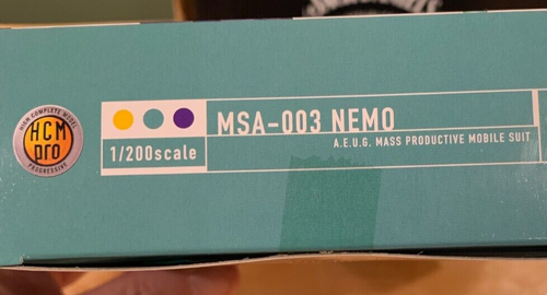 Rare Bandai HCM Pro 1/200 MSA-003 Nemo A.E.U.G. Mobile Suit Action Figure - 第 4/4 張圖片