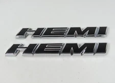 For Charger Challenger HEMI Emblems Front Fender Badges Symbol Nameplate
