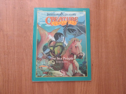 TSR D&D PC3 THE SEA PEOPLE CREATURE CRUCIBLE + MAP 9277 SB DUNGEON DRAGON