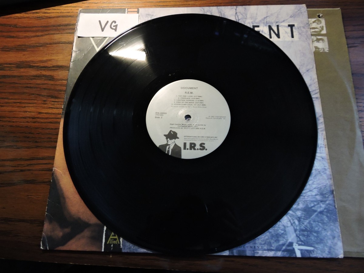 R.E.M. – Document (1987 I.R.S. Records IRS-42059, US 12