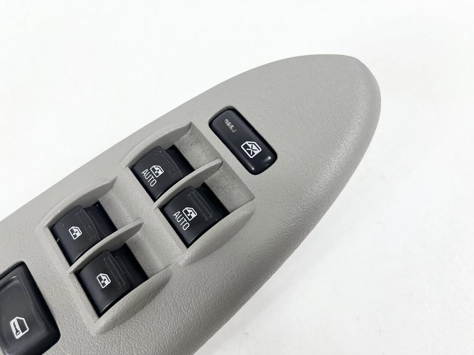 ✅ 06-09 INTERRUPTOR DE VENTANA ELÉCTRICA MAESTRO LADO IZQUIERDO CONDUCTOR CHEVY TRAILBLAZER # 25867005 Foto 4 de 4