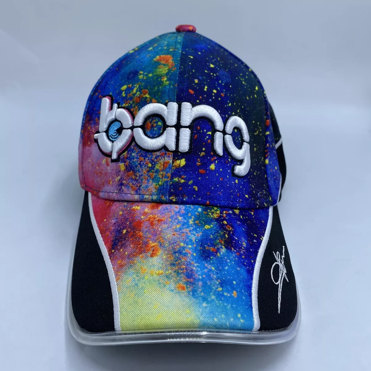 Bang Energy Drink Multicolored Led Light Up Snapback Hat Adult One