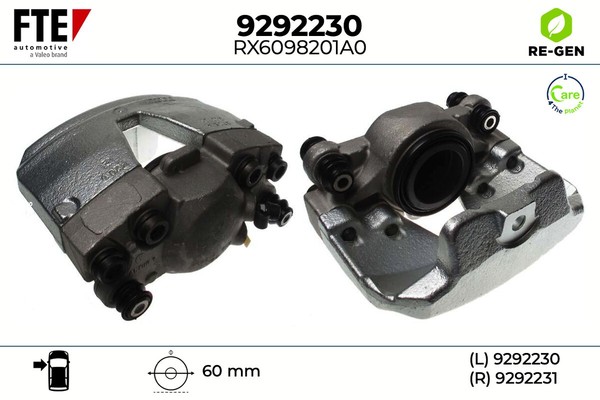 Bremssattel Bremszange Vorderachse Links FüR Audi A6 Avant 4G5 C7 4GD Q5 8RB 8R-image