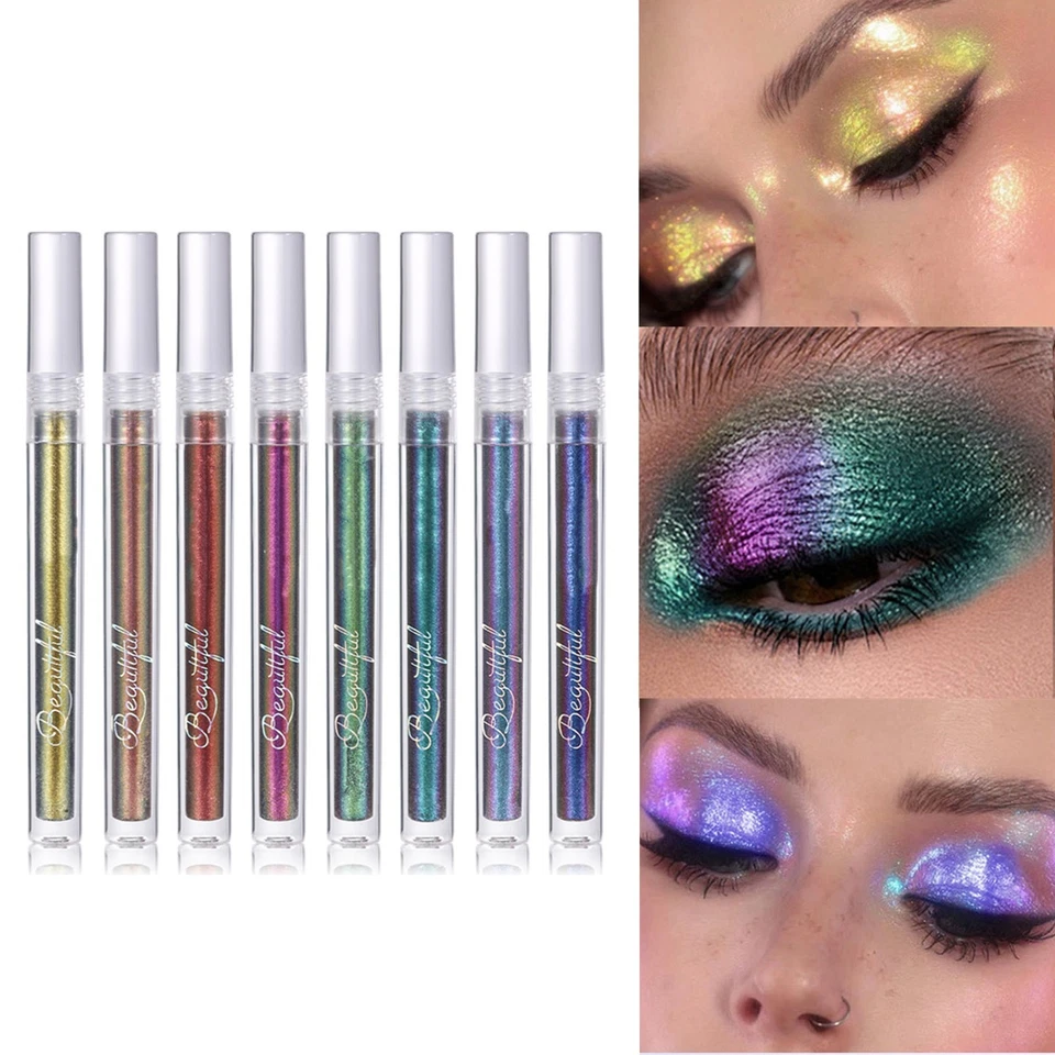 Women Chameleon Liquid Eyeshadow Colorful 1Pc Halloween Cosplay Eye Shadow - Image 4 of 4