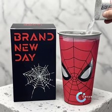 Cotti Coffee x Spider-Man Brand New Day Cold Color Changing Cup With Color Box
