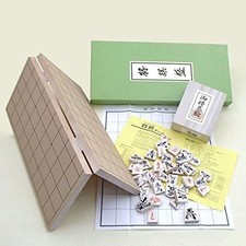 Wooden Shogi Beginner Set Portable Folding Board No.5 Pieces