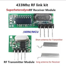 433 Mhz Superheterodyne RF Receiver Transmitter for Remote Door Opener
