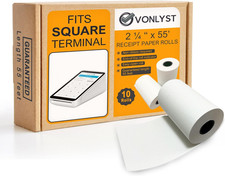 Receipt Paper Roll for Square Terminal Credit Card Machine 10 rolls