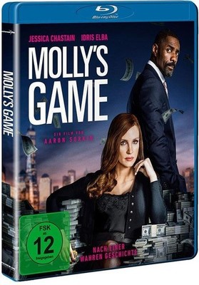 Blu-ray/ Molly's Game - mit Kevin Costner & Idris Elba !! NEU&OVP !!