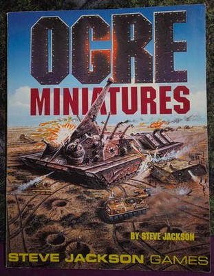 Steve Jackson Games : OGRE - Miniatures game rule book (UNPUNCHED)