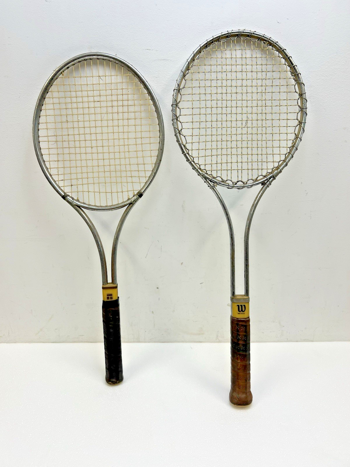 VINTAGE TENNIS RACQUET LOT set wall art man cave decor racke