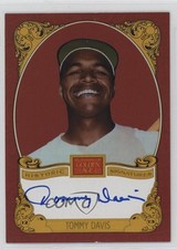 2013 Panini Golden Age Historic Signatures Tommy Davis #TD Auto 4p4