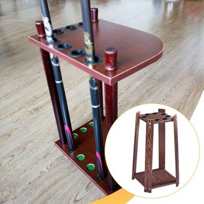 Pool Cue Rack Fishing Rod Racks Gift for Player Vertical Floor Standing Square
