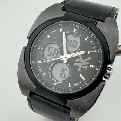 Zoo York Analog Digital Quartz Watch Men Black Alarm Chrono