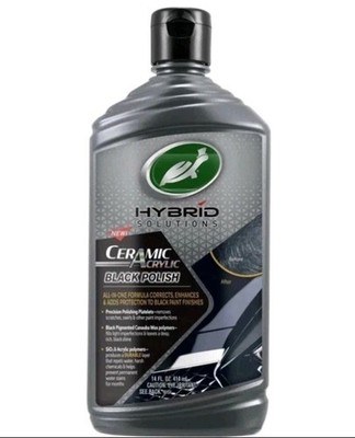 Turtle Wax Hybrid Solutions Ceramic Acrylic Black Polish 14Fl Oz